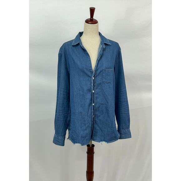 Frank & Eileen Blue Button Down Shirt - Picture 13 of 14